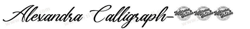 Alexandra Calligraph字体转换 Alexandra Calligraph字体转换